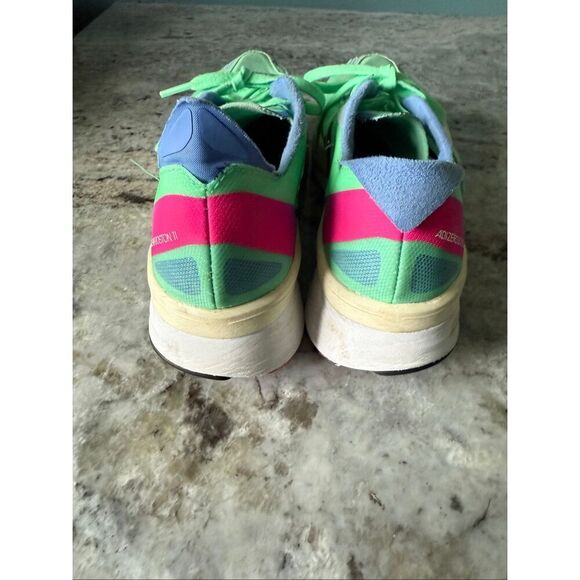 Adidas Adizero Boston Flexible Running Shoes Mint Green Size 9 - Picture 4 of 9